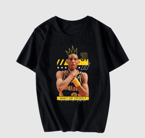 New Reggie Miller Choke What’s Up Spike American Basketball T Shirt