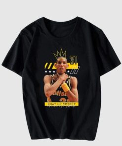 New Reggie Miller Choke What’s Up Spike American Basketball T Shirt