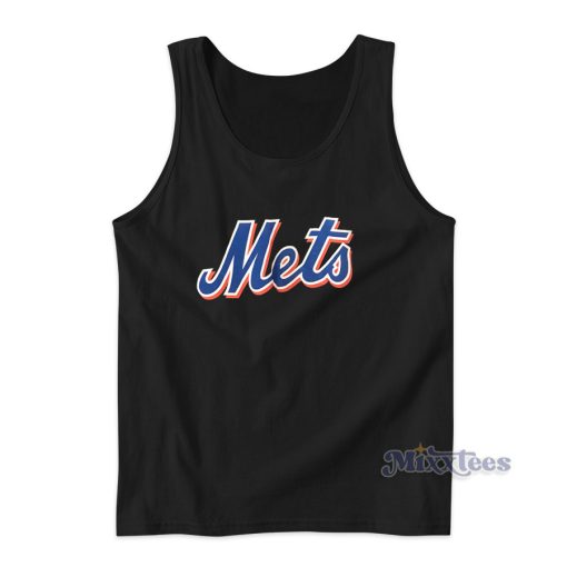 New York Mets MLB Baseball Majestic Tank Top for Unisex