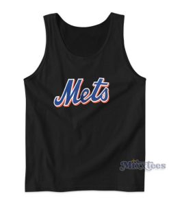 New York Mets MLB Baseball Majestic Tank Top for Unisex