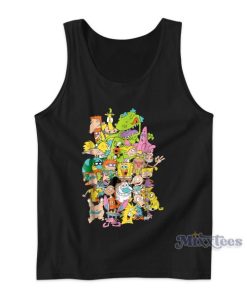 Nickelodeon Cartoons Tank Top Cheap Custom