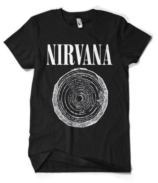 Nirvana Band Blackhole T-shirt