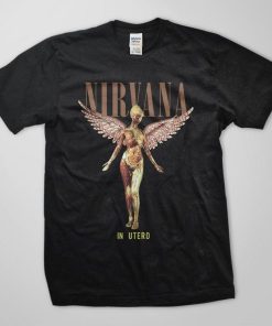 Nirvana Band In Utero T-shirt Nirvana Band In Utero T-shirt