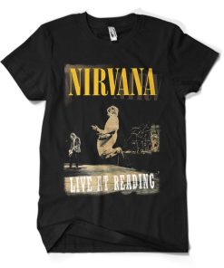 Nirvana Band Merch At Reading T shirt 1