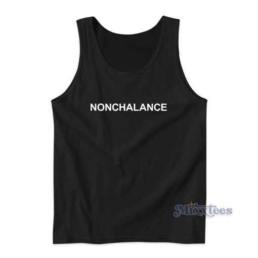 Nonchalance Tank Top Cheap Custom