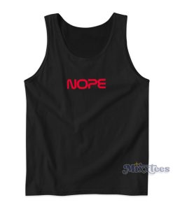Nope Nasa Logo Red Tank Top for Unisex Nope Nasa Logo Red Tank Top for Unisex