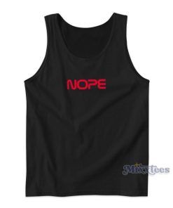 Nope Nasa Logo Red Tank Top for Unisex
