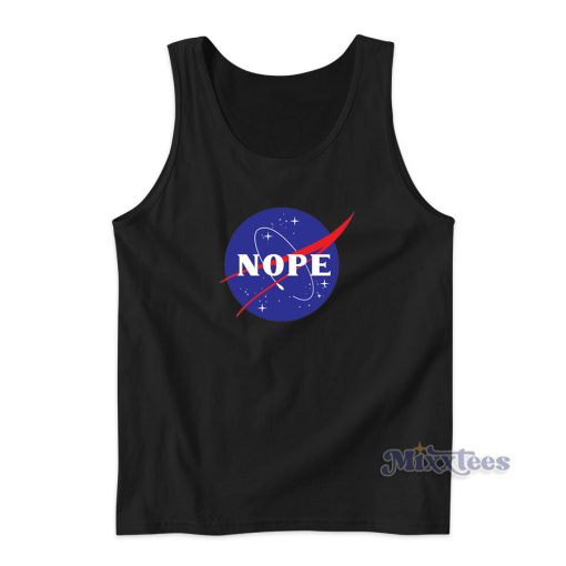 Nope Nasa Logo Tank Top for Unisex