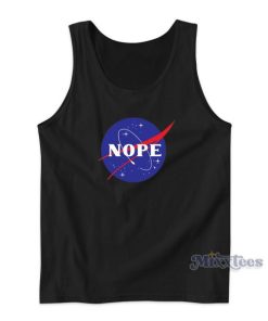 Nope Nasa Logo Tank Top for Unisex