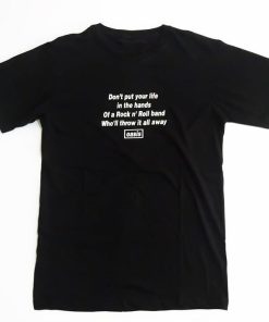 Oasis band lyrical T-shirt