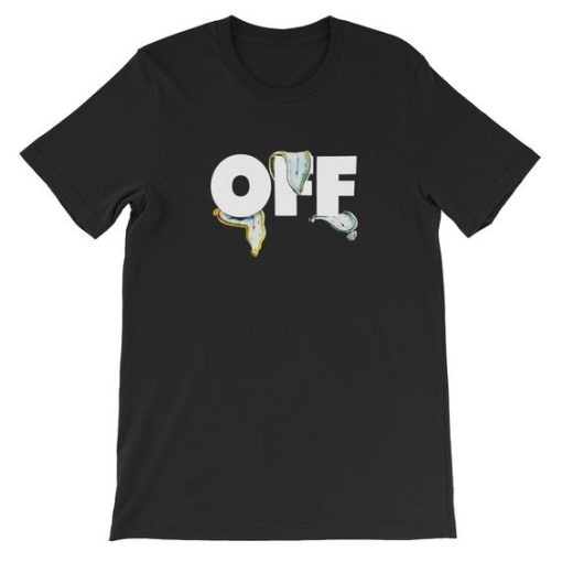 Off White Melting Clock T-Shirt