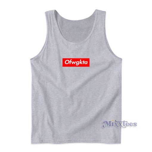 Ofwgkta Box Logo Funny Tank Top for Unisex