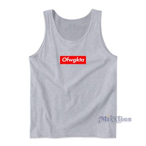 Ofwgkta Box Logo Funny Tank Top for Unisex