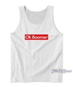 Ok Boomer Box Logo Tank Top for Unisex