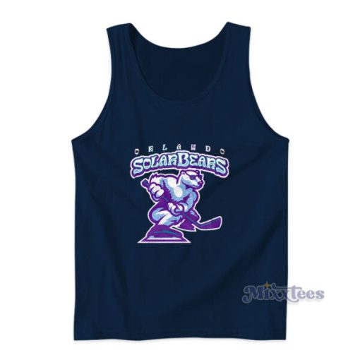 Orlando Solar Bears Logo Hockey Tank Top