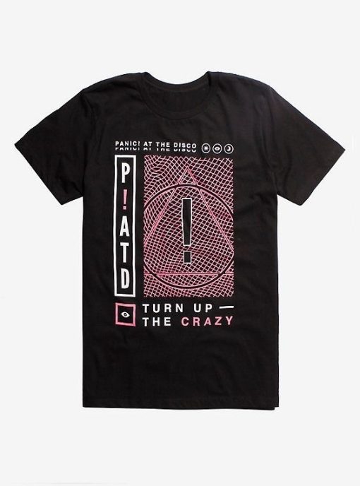 Panic At The Disco Turn up the crazy T-shirt