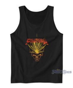 Pantera Weed Leaf Skull Tank Top for Unisex