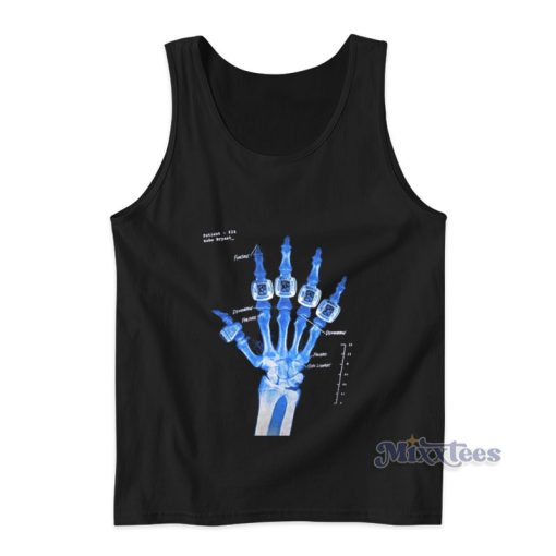 Patient Kobe Bryant Skeleton Hand Tank Top