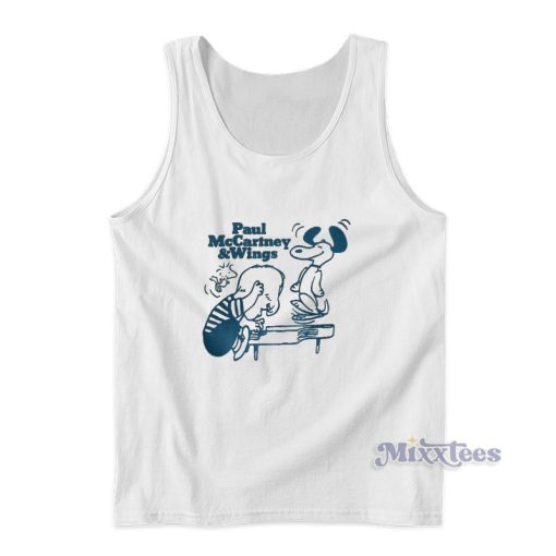 Paul McCartney And Wings Tank Top