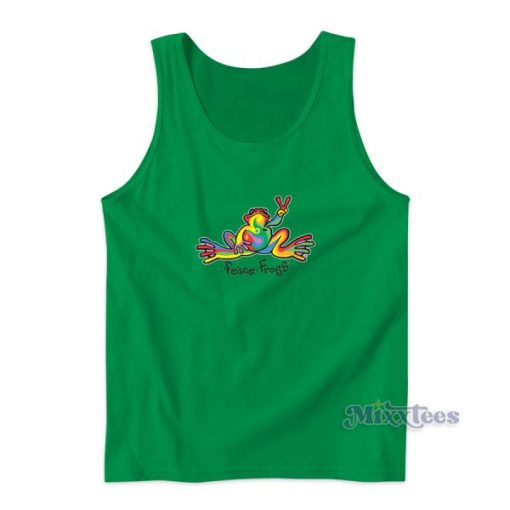 Peace Frogs Rainbow Tank Top for Unisex