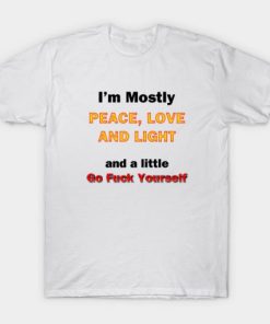 Peace Love And Light T-shirt