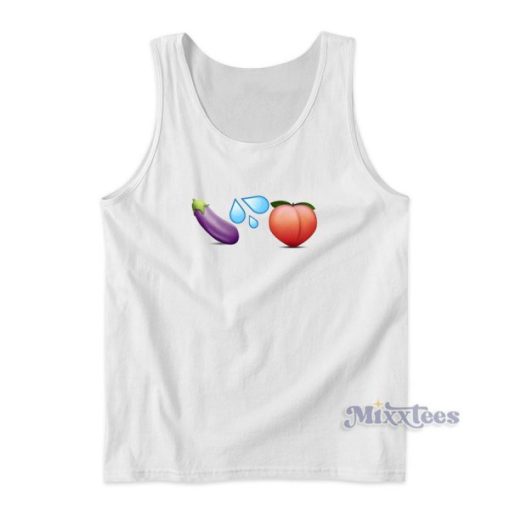 Peach Eggplant Water Tank Top for Unisex