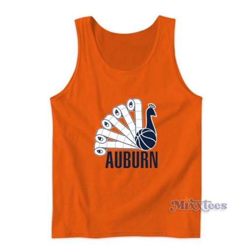 Peacock Auburn Tank Top For Unisex