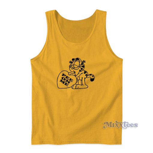 Pee One Me Garfield Tank Top For Unisex