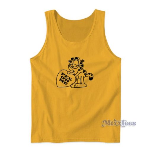 Pee One Me Garfield Tank Top For Unisex