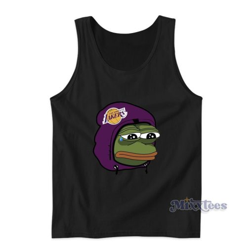 Pepe The Frog Sad Los Angeles Lakers Tank Top