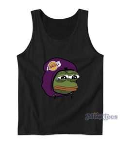 Pepe The Frog Sad Los Angeles Lakers Tank Top
