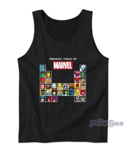 Periodic Table Of Marvel Tank Top