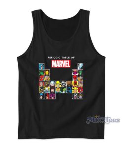 Periodic Table Of Marvel Tank Top