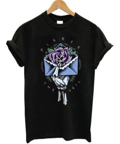 Pierce The Veil Rose Letter T-Shirt Pierce The Veil Rose Letter T-Shirt