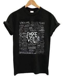 Pierce The Veil lyrics T-shirt Pierce The Veil lyrics T-shirt