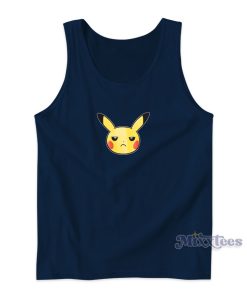 Pikachu Annoyed Tank Top for Unisex Pikachu Annoyed Tank Top for Unisex