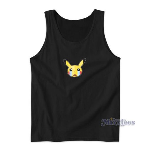 Pikachu Sad Tank Top for Unisex