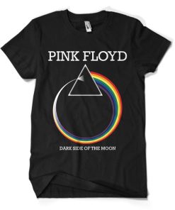 Pink Floyd band circle rainbow T-shirt