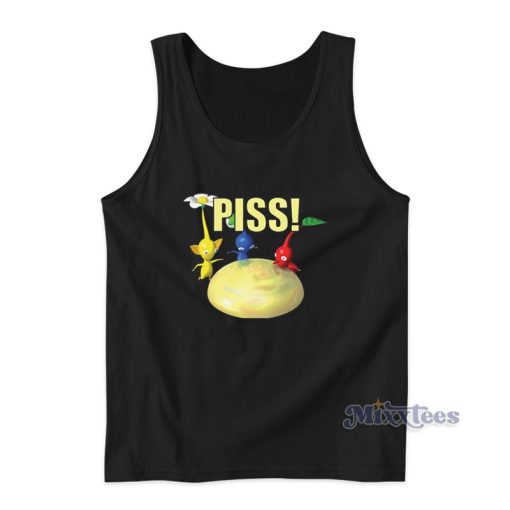 Piss Funny Pikmin Tank Top