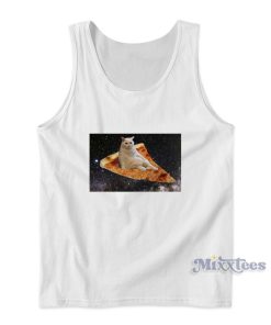 Pizza Cat Space Tank Top for Unisex Pizza Cat Space Tank Top for Unisex