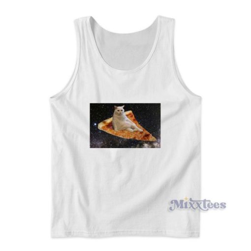 Pizza Cat Space Tank Top for Unisex