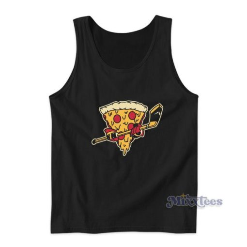 Pizza Hockey Funny Tank Top