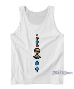 Planets Colour Tank Top for Unisex Planets Colour Tank Top for Unisex