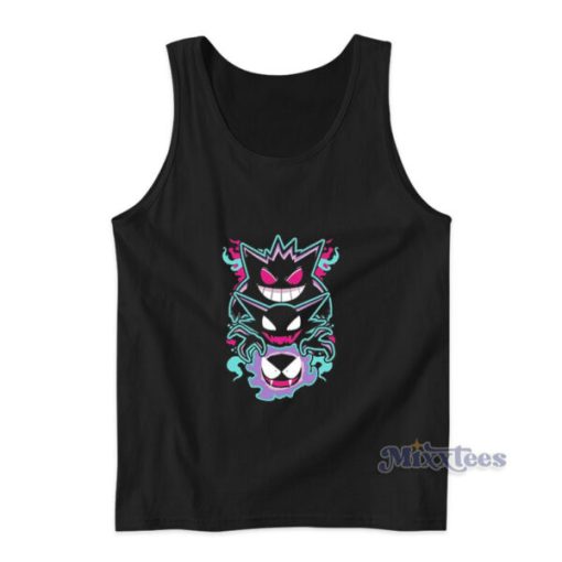 Pokemon Gengar Haunting Ghosts Tank Top