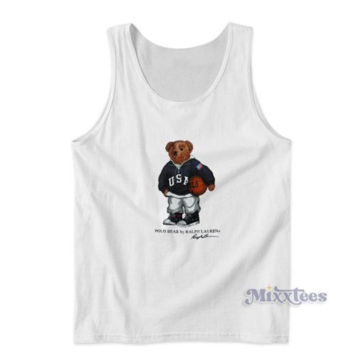 Polo Bear by Ralph Laurne Tank Top for Unisex