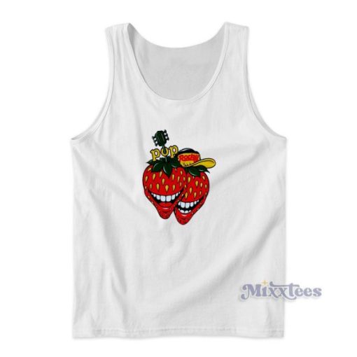 Pop Rocky Strawberry Tank Top for Unisex