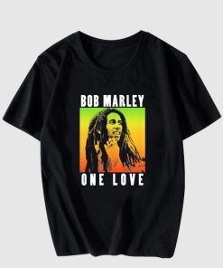 Posters Bob Marley One Love Gradient T Shirt Posters Bob Marley One Love Gradient T Shirt