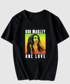 Posters Bob Marley One Love Gradient T Shirt