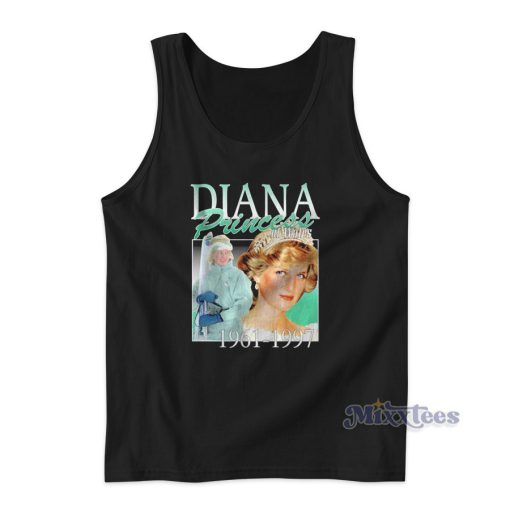 Princess Diana 1961 1997 Vintage Tank Top for Unisex