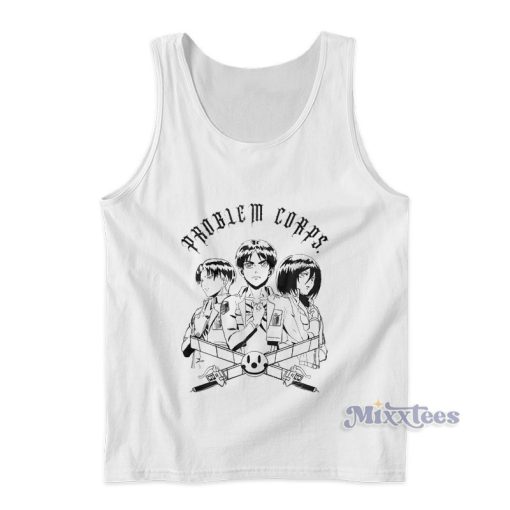 Problem Corps Attack On Titan Billie Eilish Tank Top